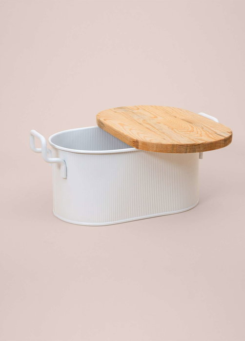 Hermia Panera Blanca de Galvanizado